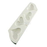 Moule Silicone à 4 Soucettes Coeur